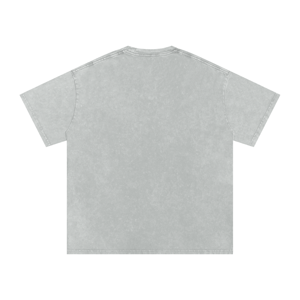 CarrotCat of Undying Snow Washed Oversized Cotton T-Shirt