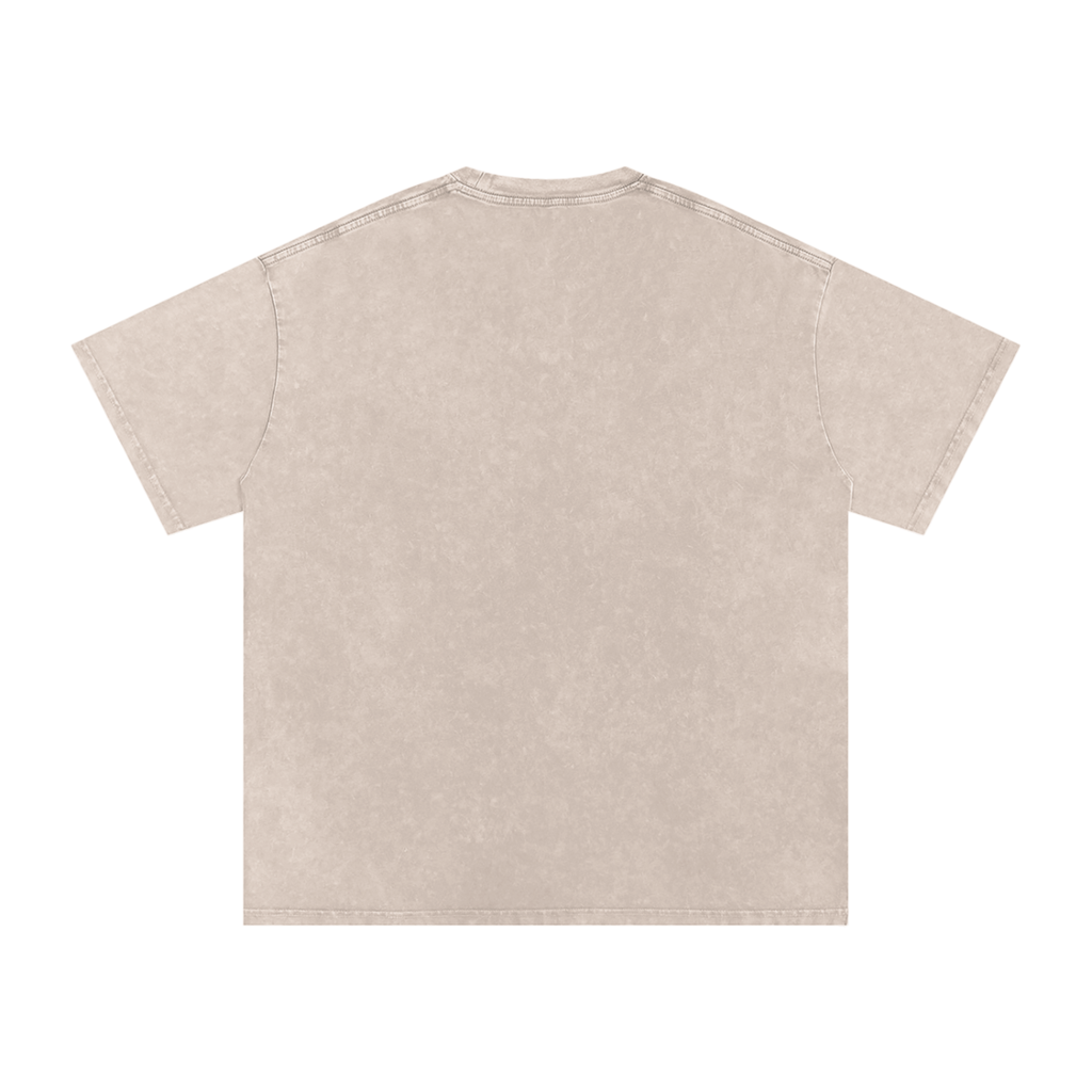 CarrotCat of Undying Snow Washed Oversized Cotton T-Shirt