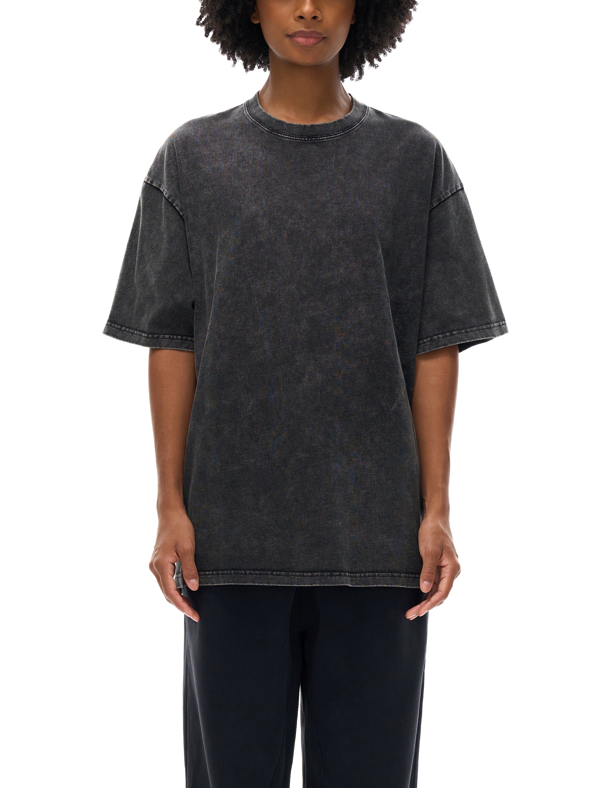 CarrotCat of Undying Snow Washed Oversized Cotton T-Shirt